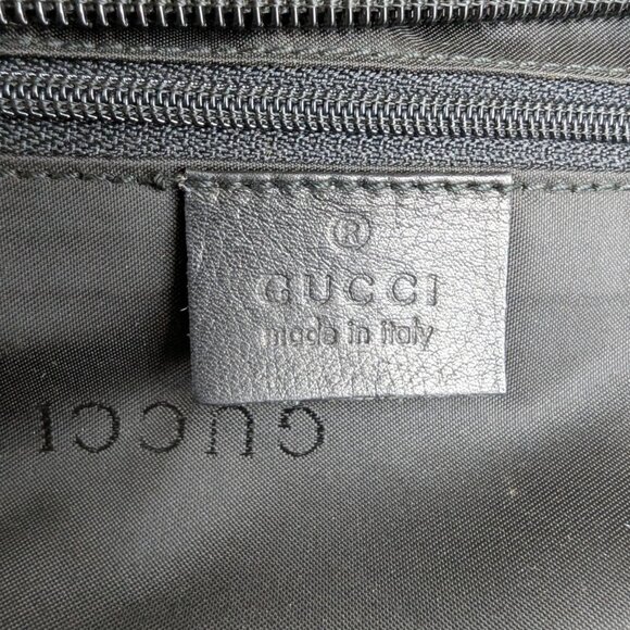 Authentic Vintage GUCCI Hobo Leather Chain Shoulder Bag Made in Italy - Picture 9 of 15